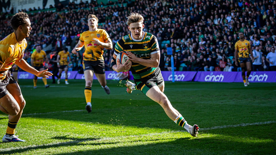Archie McParland of Northampton Saints 
