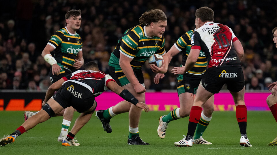JJ Van Der Mescht of Northampton Saints
