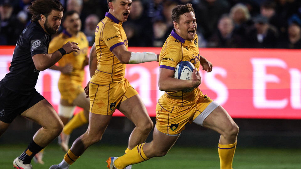 Fraser Dingwall of Northampton Saints