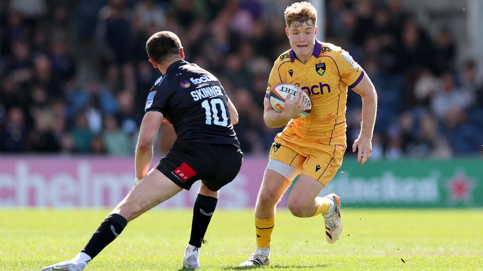 Fin Smith of Northampton Saints