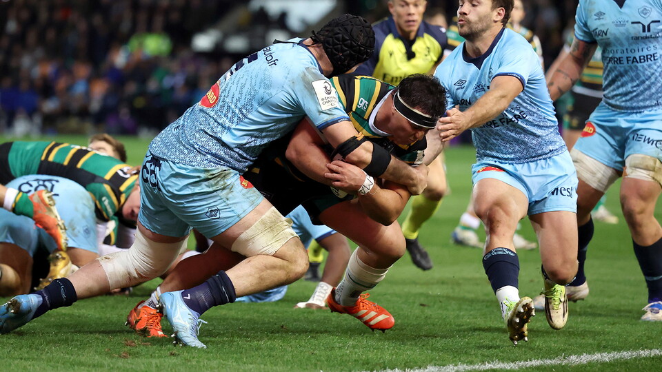 Danilo Fischetti of Northampton Saints