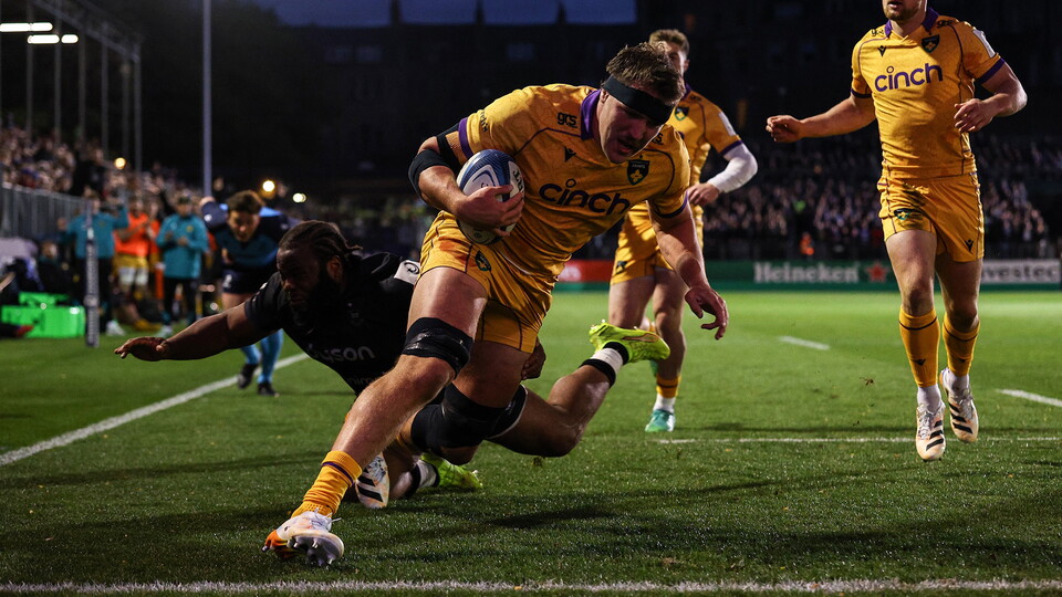 Tom Lockett of Northampton Saints