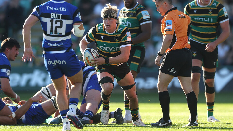Henry Pollock of Northampton Saints