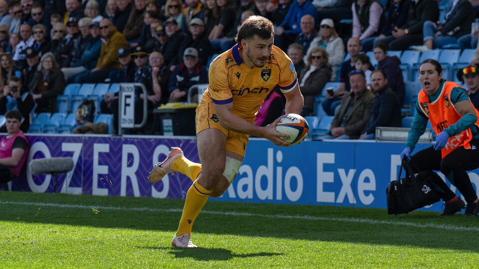 Ollie Sleightholme of Northampton Saints