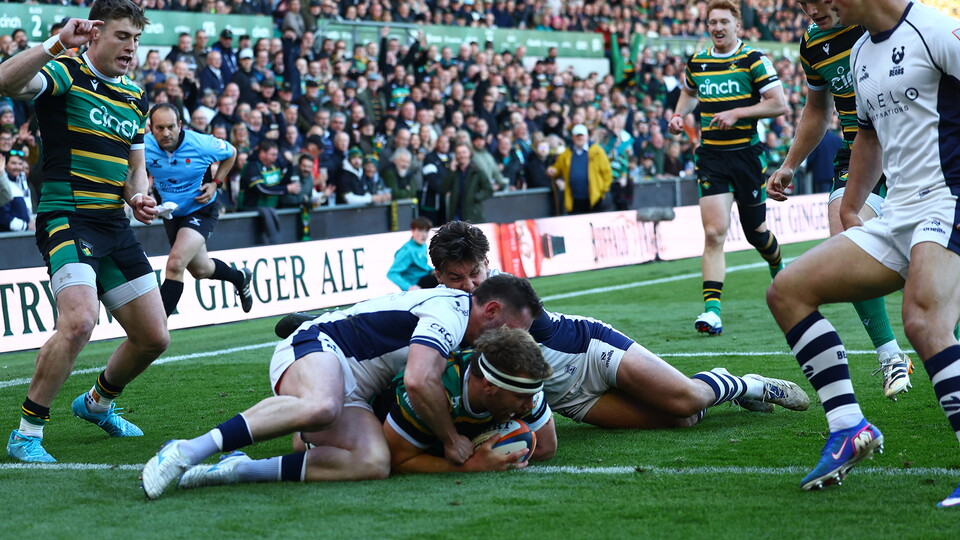 Callum Chick of Northampton Saints 