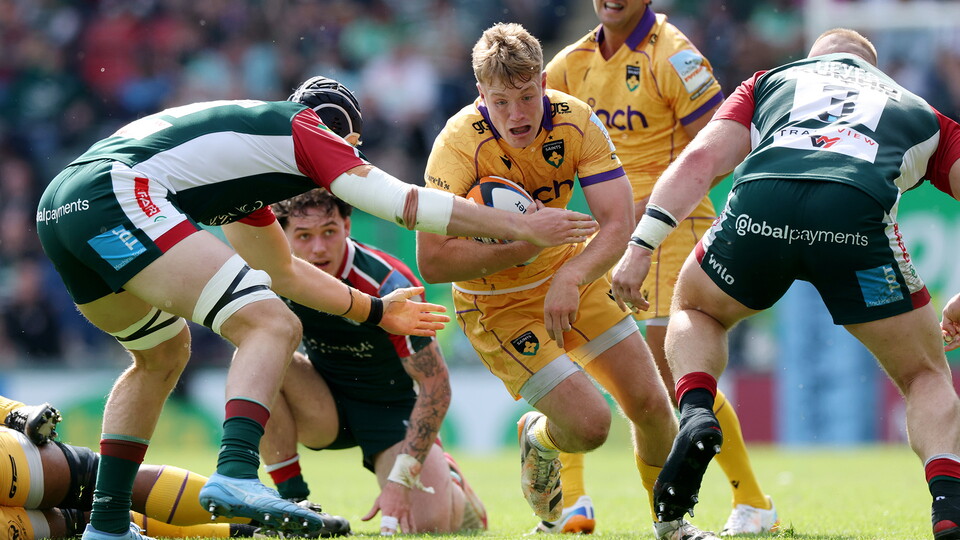 Fin Smith of Northampton Saints