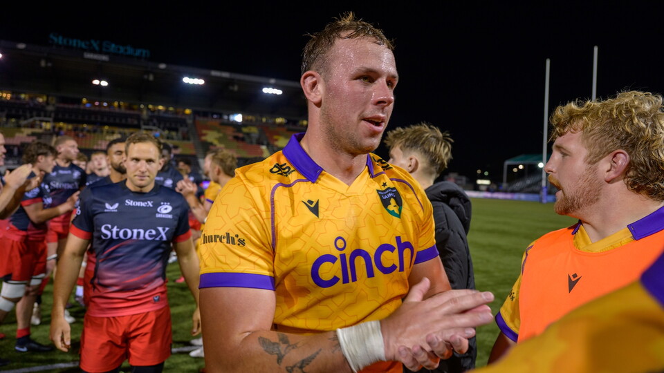 Fyn Brown of Northampton Saints