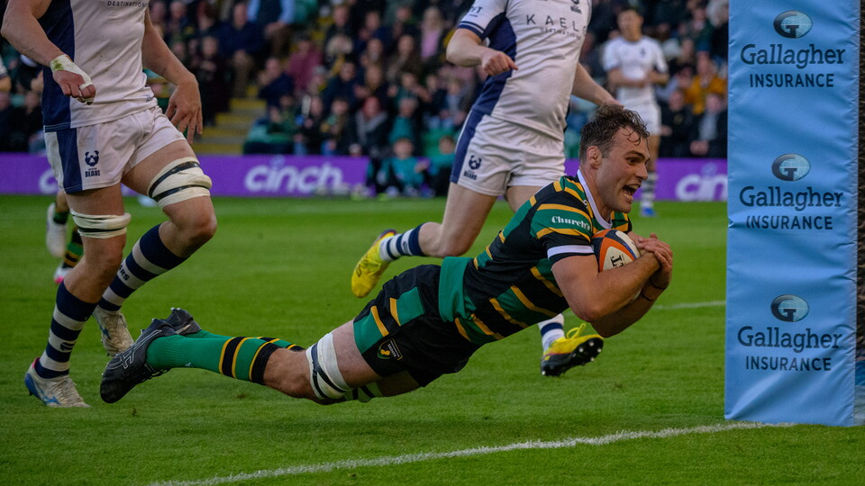 Josh Kemeny of Northampton Saints