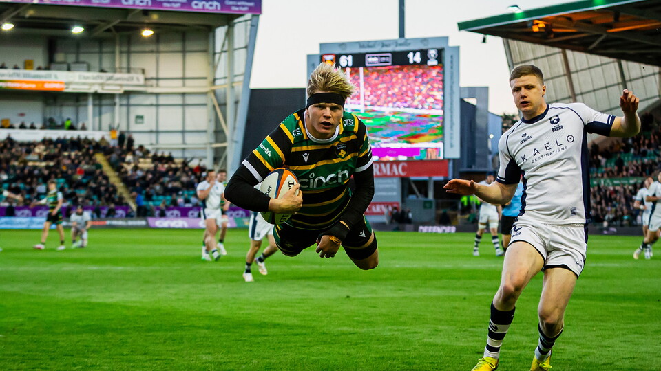 Henry Poillock of Northampton Saints