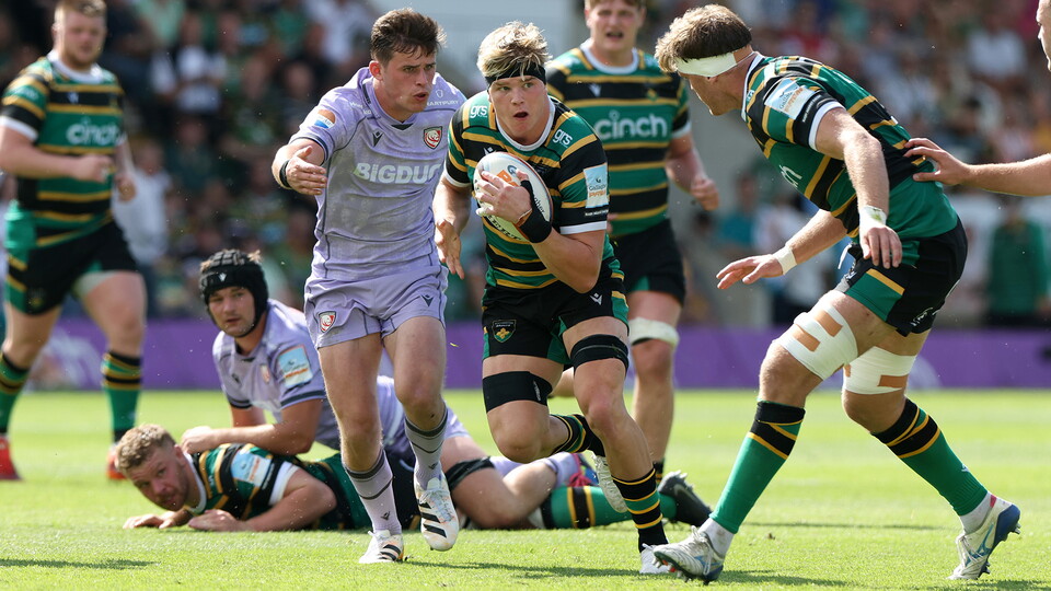 Henry Pollock of Northampton Saints