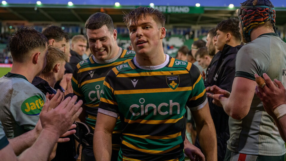 Freddie St John of Northampton Saints