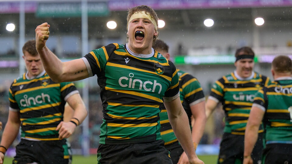Charlie Ulcoq of Northampton Saints