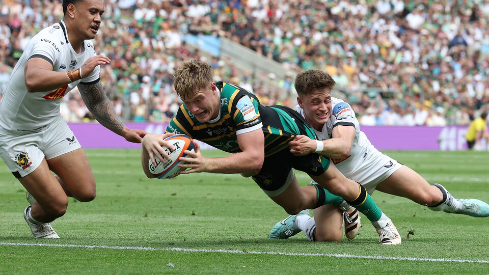 Fin Smith of Northampton Saints