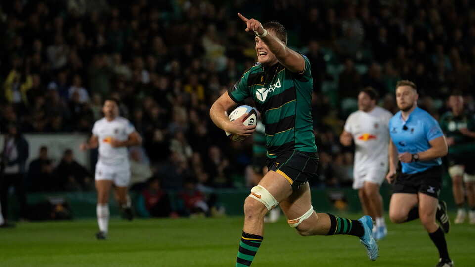 Alex Coles of Northampton Saints