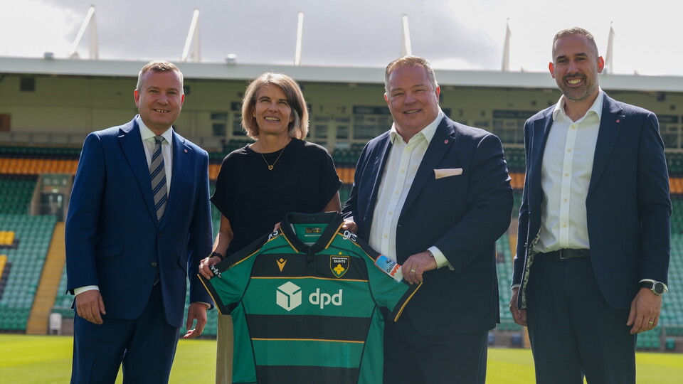 DPD have become Stadium Naming partner at Franklin’s Gardens