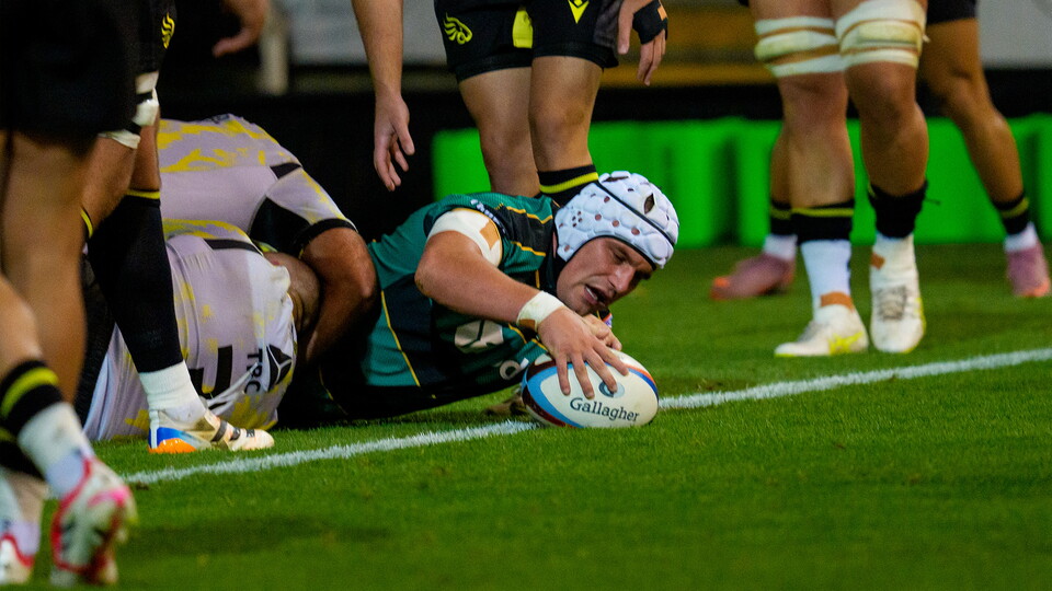 Curtis Langdon of Northampton Saints