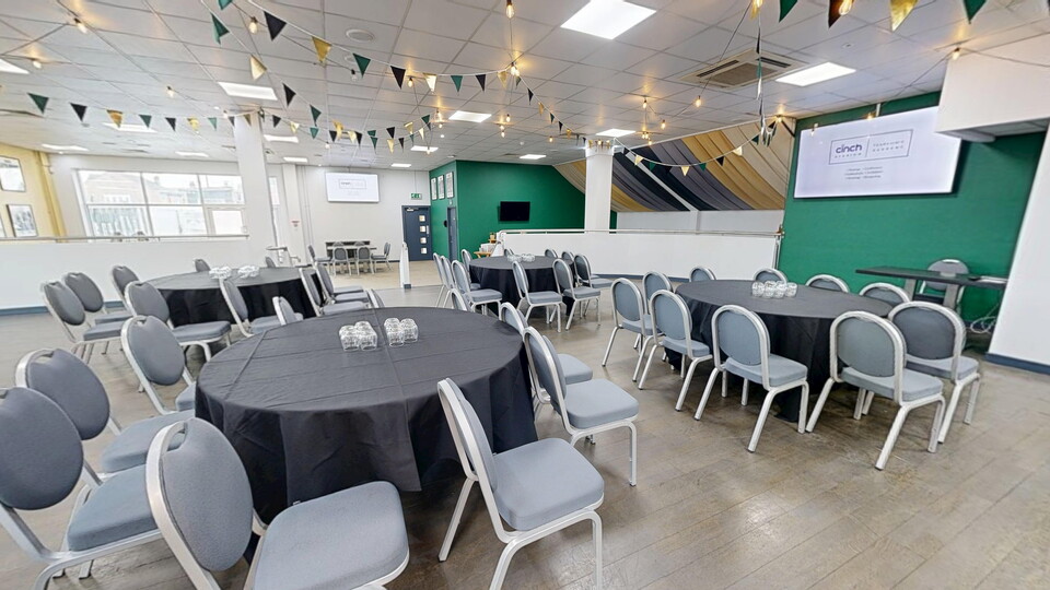 The Heroes Restaurant at cinch Stadium at Franklin's Gardens