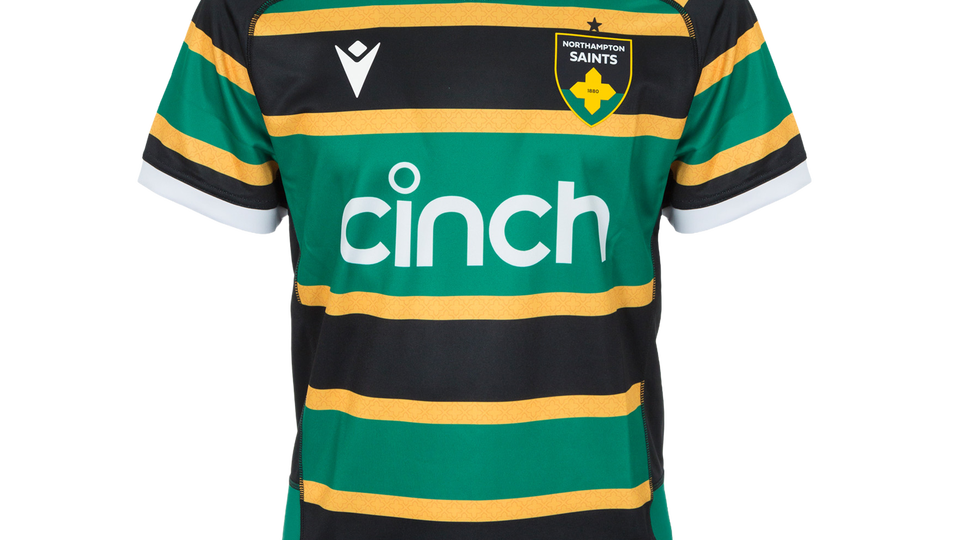 Northampton Saints home jersey