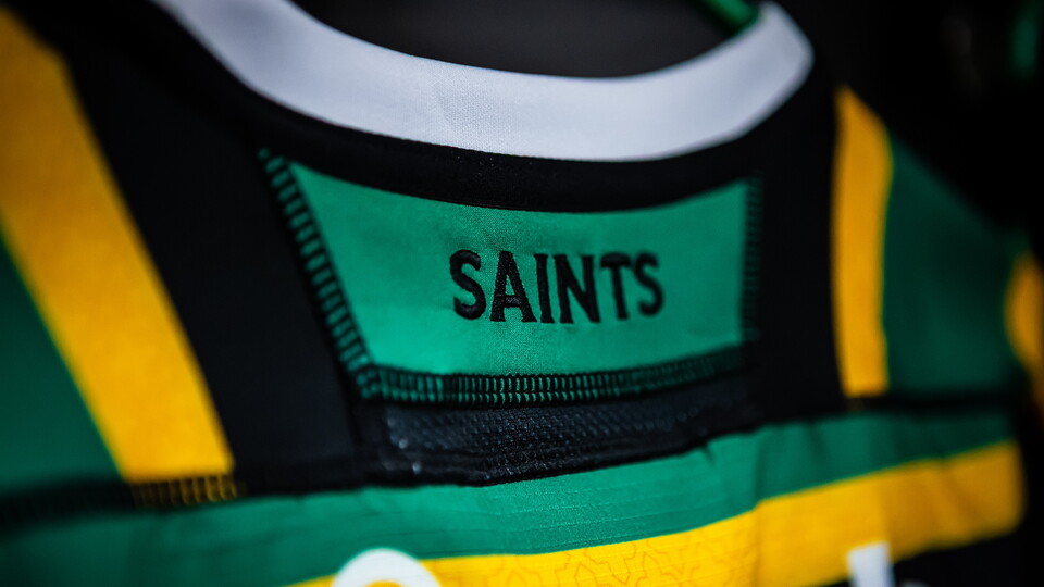 A Northampton Saints jersey