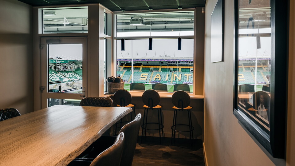 The Executive Boxes at cinch Stadium at Franklin's Gardens