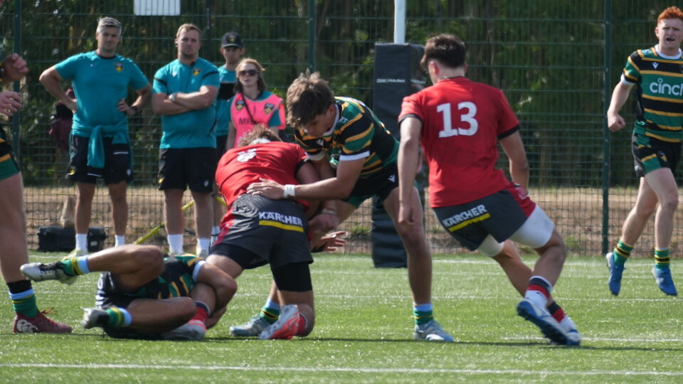 Northampton Saints compete in the PREM Next Gen League