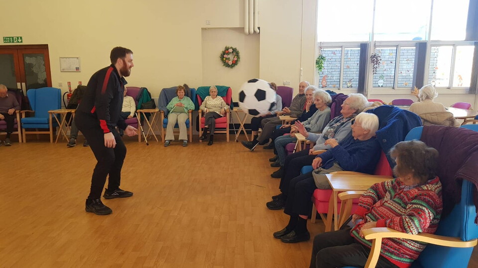 Care Home Activity Sessions with Northampton Saints Foundation