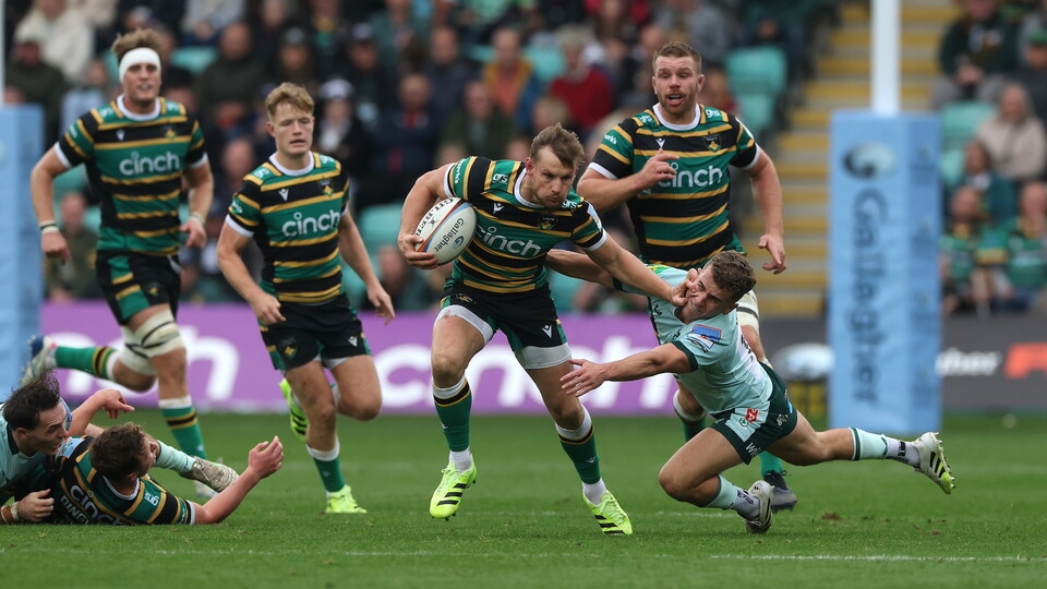 Rory Hutchinson of Northampton Saints