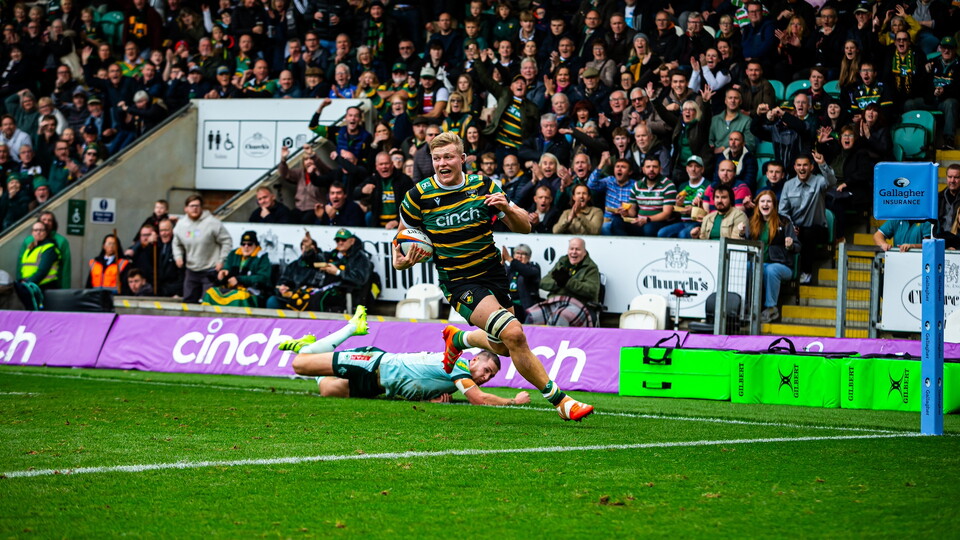 Tom Pearson of Northampton Saints