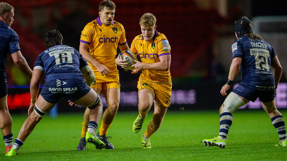 Fin Smith of Northampton Saints