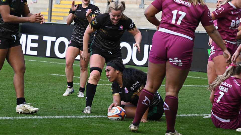 Ala Lutui scoring vs Sale Sharks
