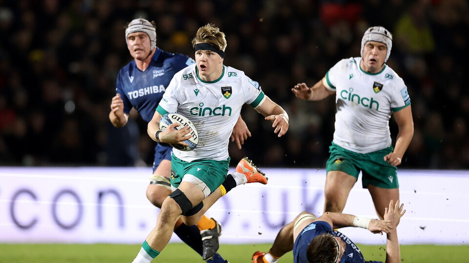 Henry Pollock of Northampton Saints