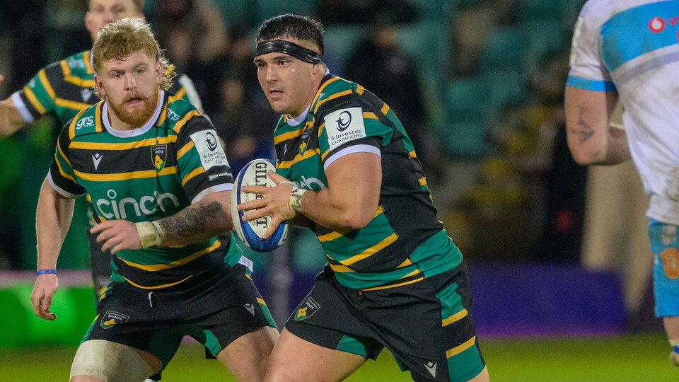 Danilo Fischetti of Northampton Saints.