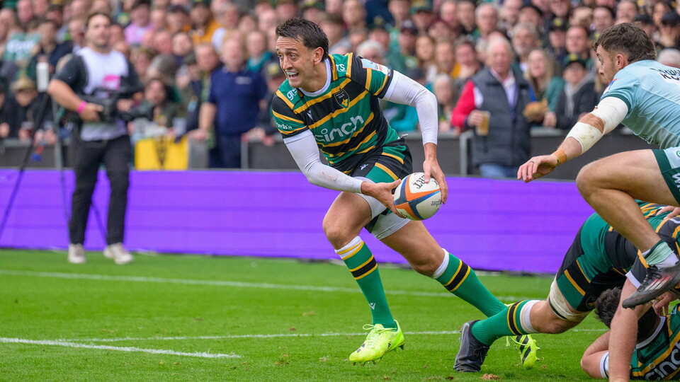Alex Mitchell of Northampton Saints