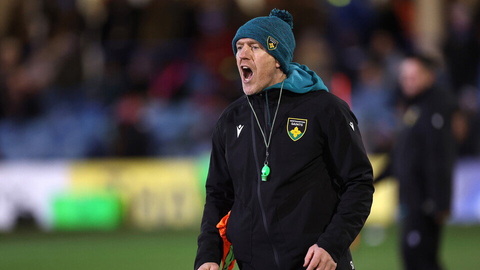 Northampton Saints’ head coach Sam Vesty