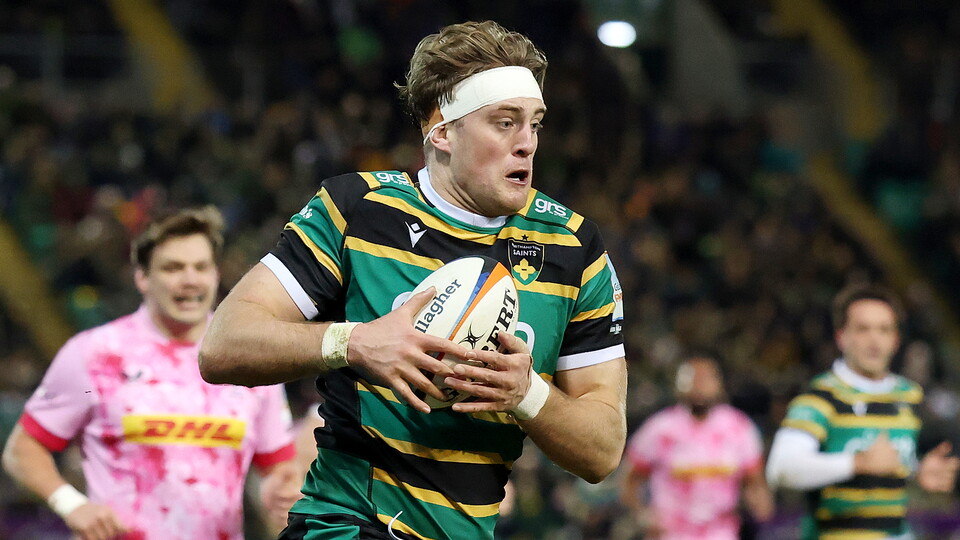 Alex Coles of Northampton Saints.