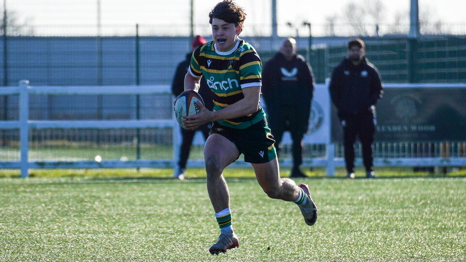 Fin Shields of Northampton Saints.