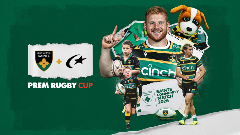 Tickets are available for Northampton Saints vs Saracens