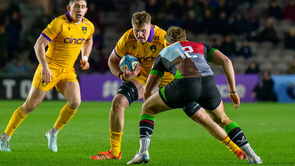 Archie Benson of Northampton Saints