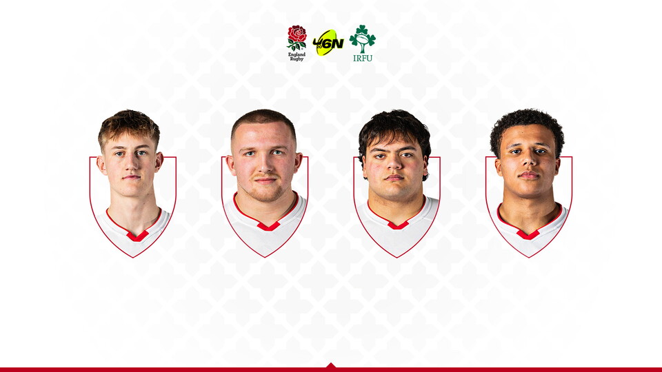 England v Ireland U20 - four Northampton Saints players have been picked.