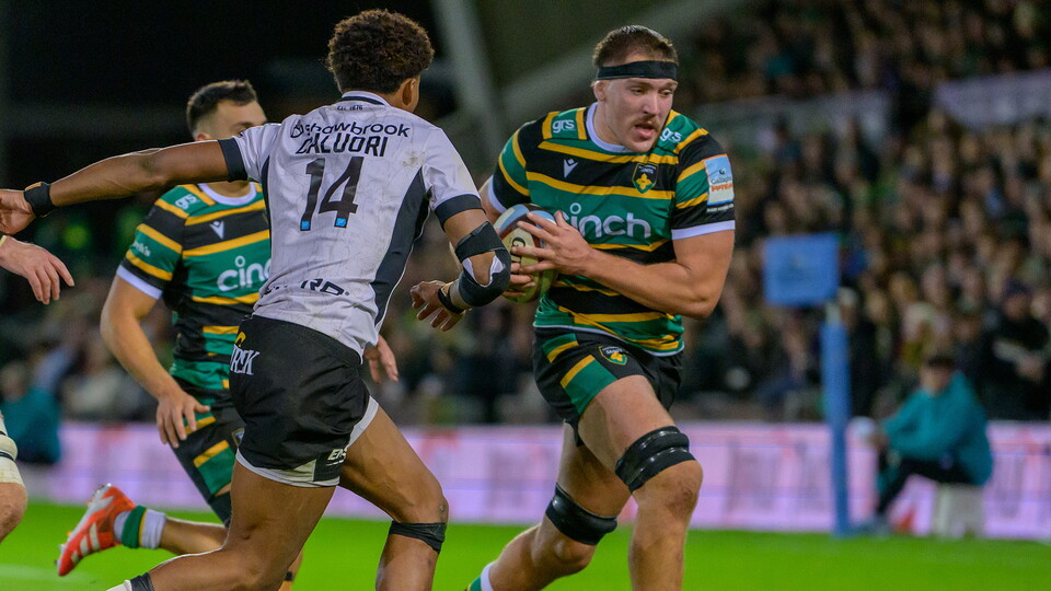 Tom Lockett of Northampton Saints