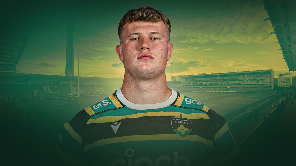 Archie Benson of Northampton Saints