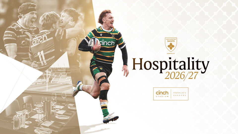 Northampton Saints Hospitality 2026/27.