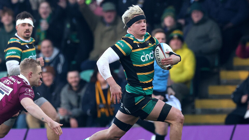 Henry Pollock of Northampton Saints