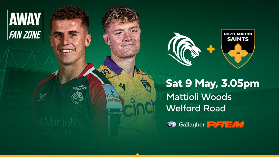 Saints are travelling to Welford Road to face Leicester