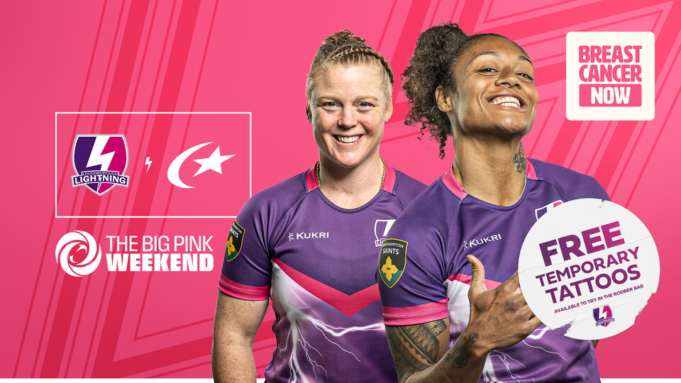 Lightning versus Saracens Tickets are on sale now.