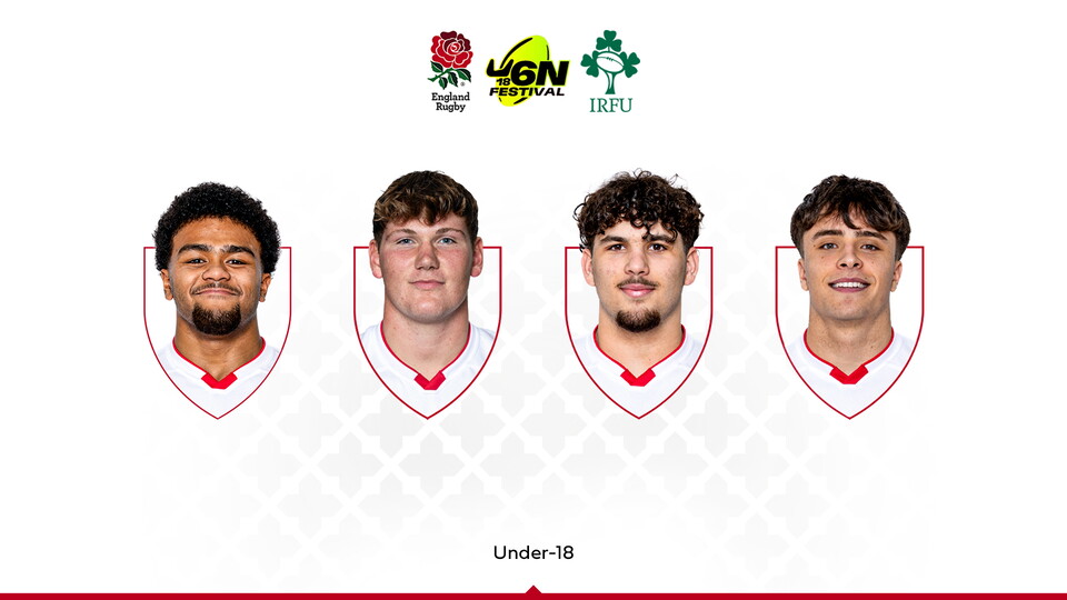 U18s squad to facee ireland