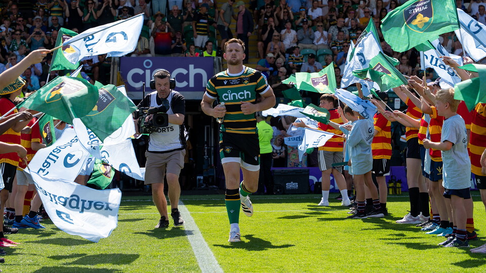 Rory Hutchinson of Northampton Saints