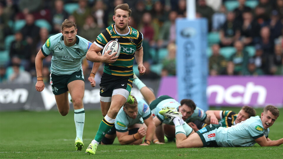 Rory Hutchinson of Northampton Saints