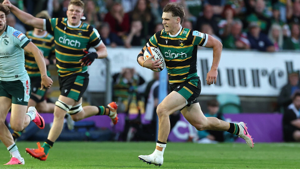 Archie McParland of Northampton Saints 