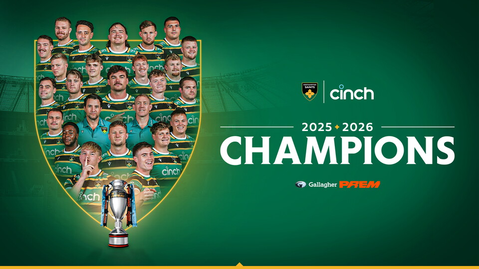 Northampton Saints are the 2025/26 Gallagher PREM Champions
